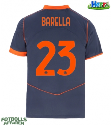 Inter Milan Nicolo Barella #23 Tredje Tröja 2025-26 Kortärmad